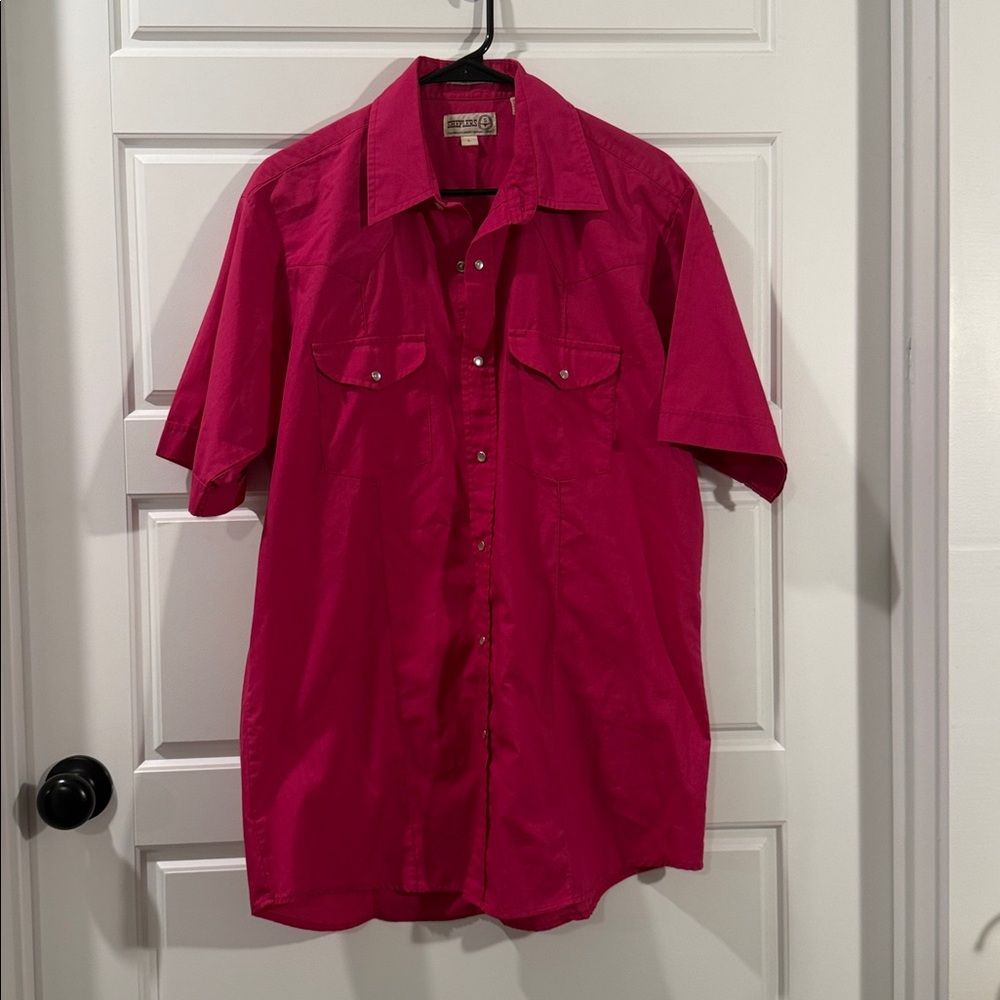 MSHEPLERS Vintage short Sleeve Shirt large - Picture 1 of 4